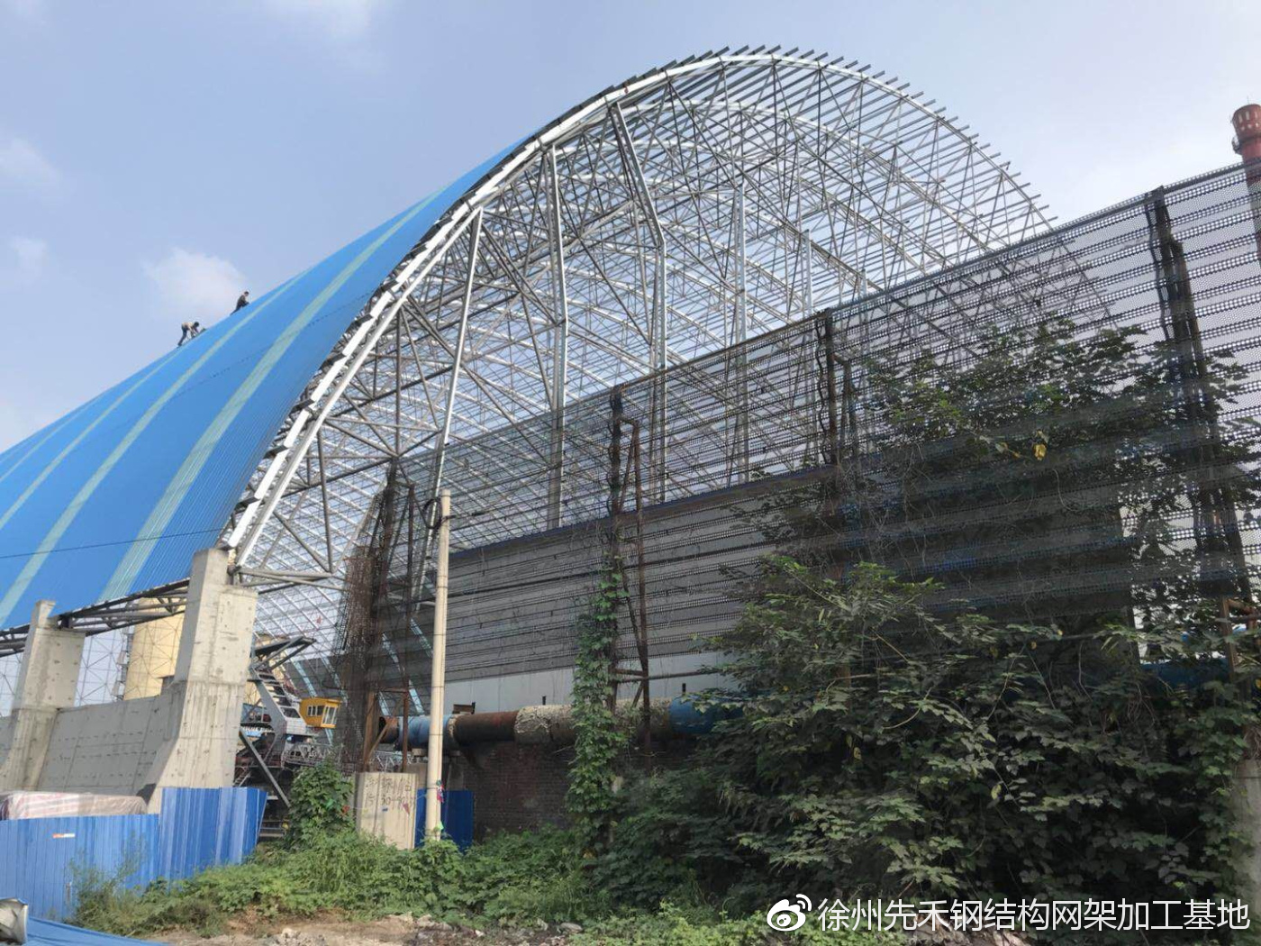 邢臺冀中能源干煤棚螺栓球網(wǎng)架主體順利竣工 助力綠色能源基礎(chǔ)設(shè)施建設(shè)